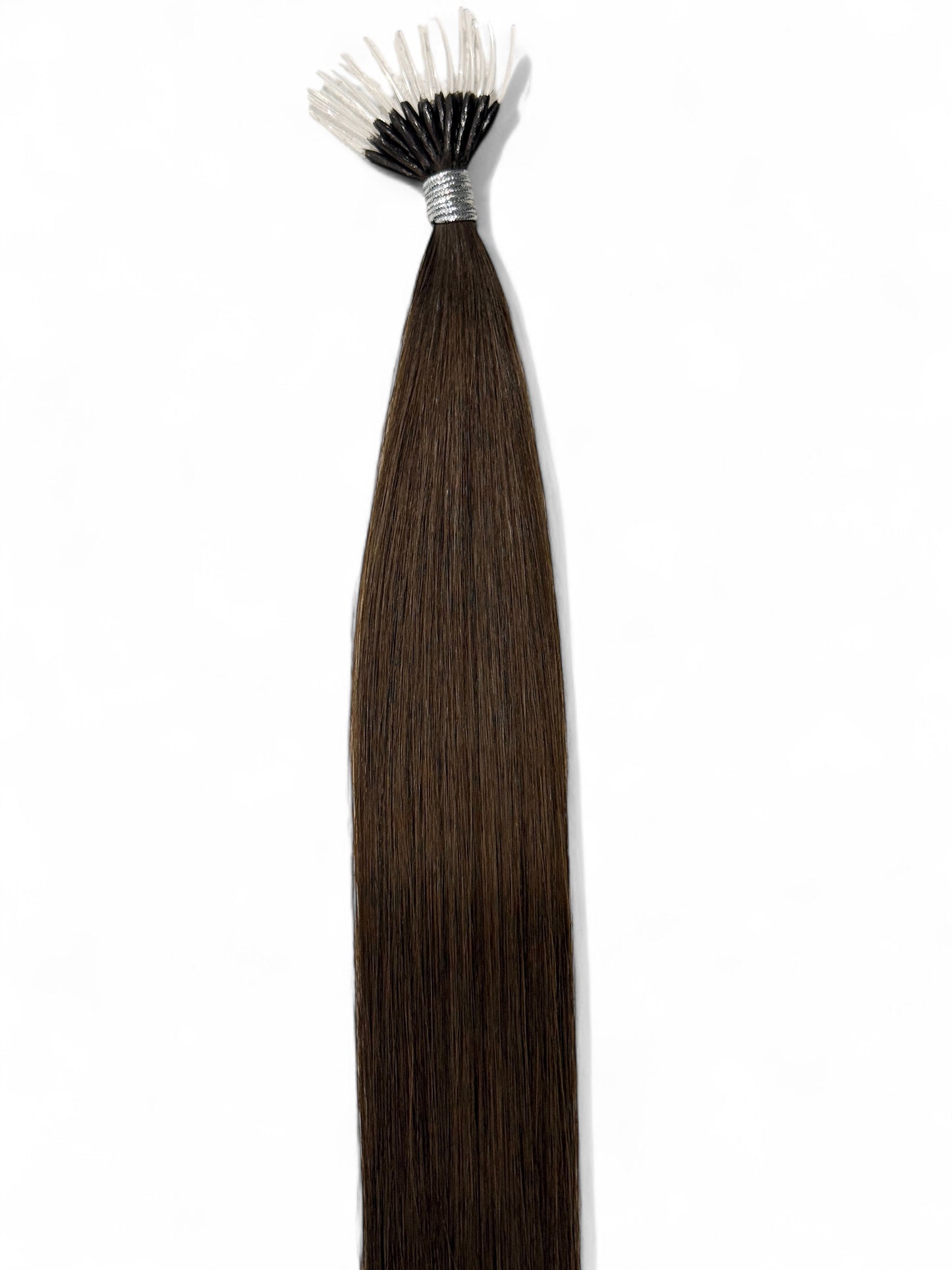 NATURAL BROWN - 22" NANO HAIR EXTENSIONS