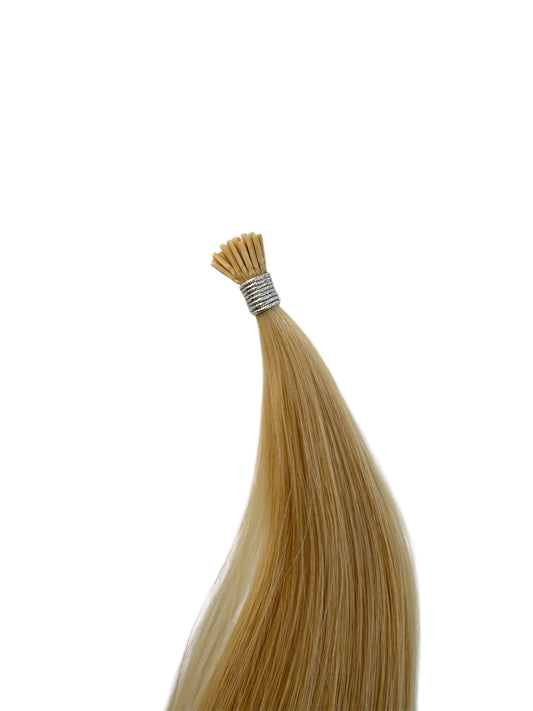 #22 BEACH BLONDE - STICK TIP - 22" MICRO BEAD HAIR EXTENSIONS