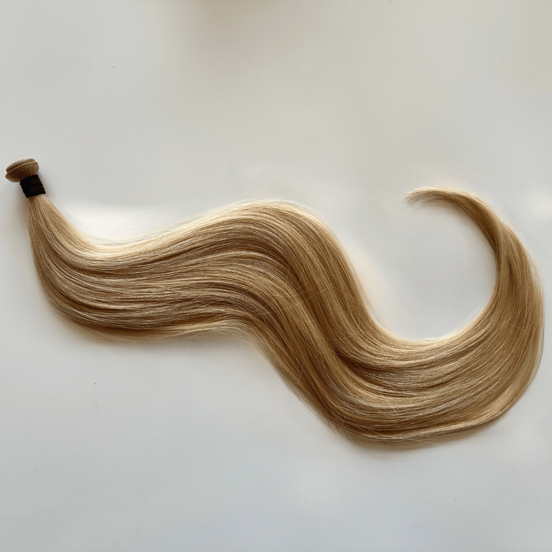 #16A BEIGE BLONDE 22" MINI WEFT