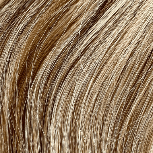 #P8/24 FOILED BROWN AND BLONDE MIX 22" MINI WEFT