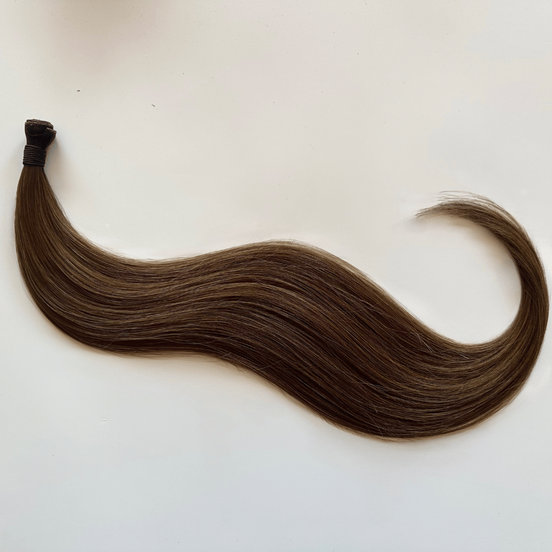 #2TP6/8 FOILED NATURAL BROWN 22" MINI WEFT