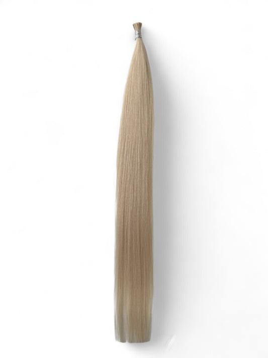 #60 | LIGHTEST BLONDE - STICK TIP - 22" MICRO BEAD HAIR EXTENSIONS