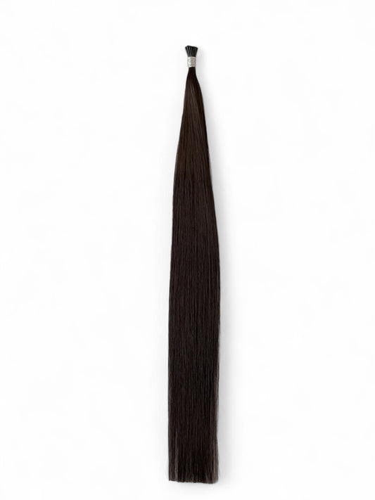#1B | DARKEST BROWN - STICK TIP - 22" MICRO BEAD HAIR EXTENSIONS