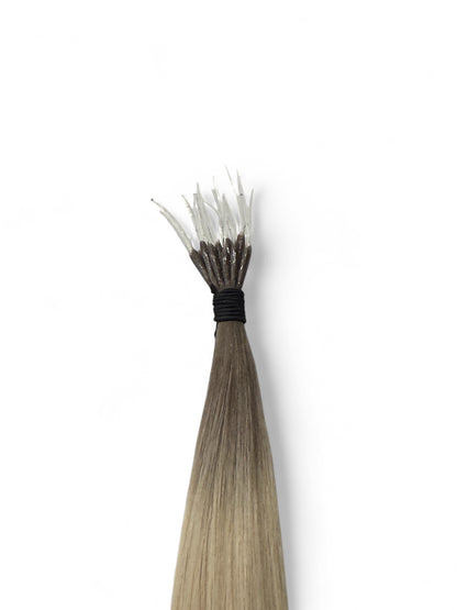 ASH ROOTED LIGHTEST BLONDE - 22" NANO HAIR EXTENSIONS