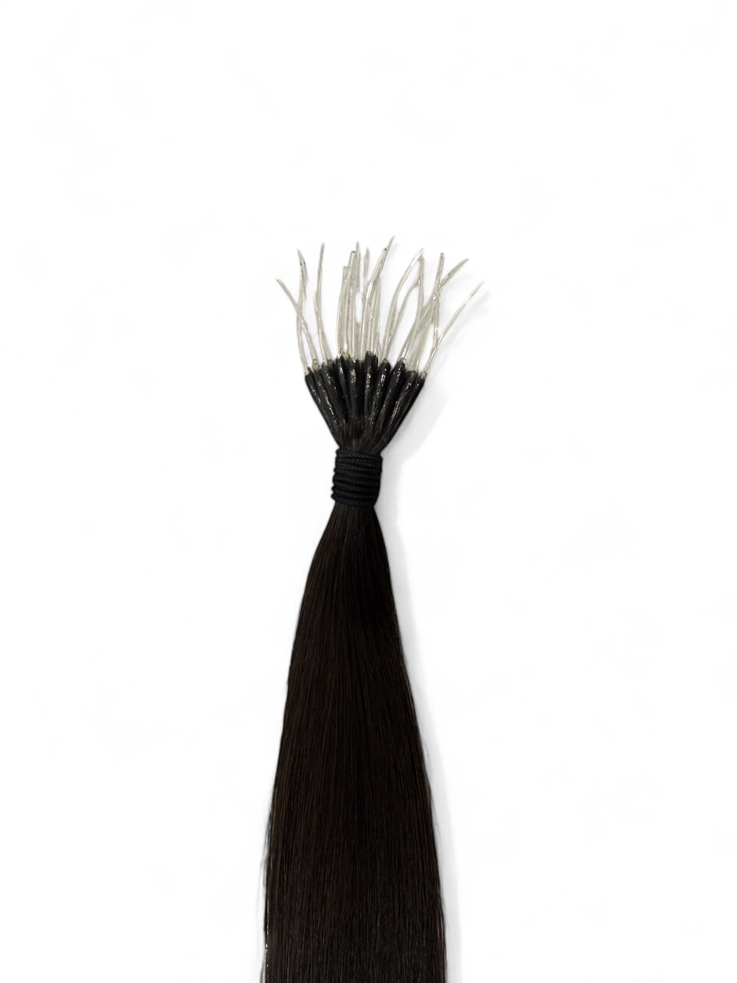DARKEST BROWN - 22" NANO HAIR EXTENSIONS