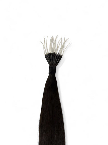 DARKEST BROWN - 22" NANO HAIR EXTENSIONS