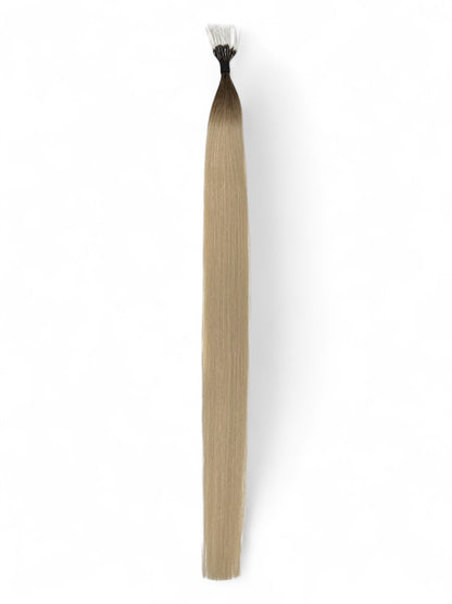 NATURAL ROOTED LIGHTEST BLONDE - 22" NANO HAIR EXTENSIONS