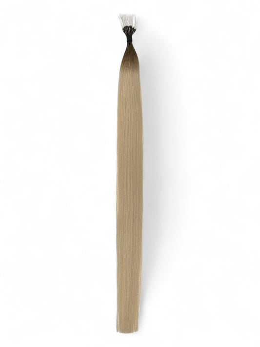 NATURAL ROOTED LIGHTEST BLONDE - 22" NANO HAIR EXTENSIONS