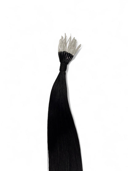 BLACK - 22" NANO HAIR EXTENSIONS