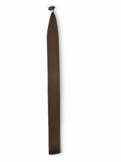 NATURAL BROWN - 22" NANO HAIR EXTENSIONS