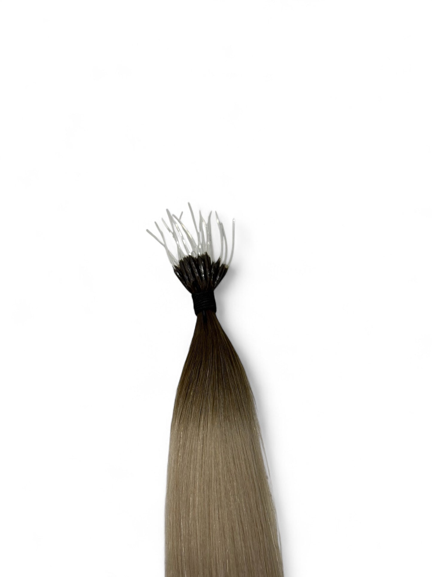 NATURAL ROOTED LIGHTEST BLONDE - 22" NANO HAIR EXTENSIONS