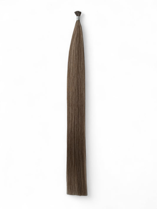 #M8/60 | MICRO FOILED BROWN & LIGHTEST BLONDE - STICK TIP - 22" MICRO BEAD HAIR EXTENSIONS