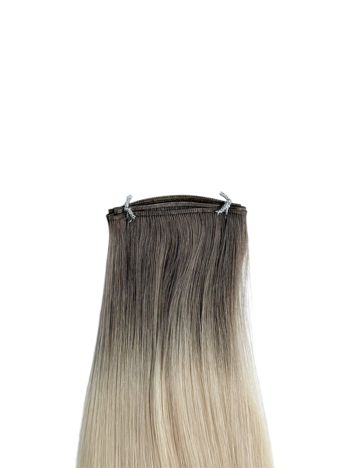 ASH ROOTED LIGHTEST BLONDE | 26" MINI WEFT