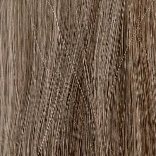 #5ATP5A/1006 ROOTED ASH BROWN AND BLONDE 26" MINI WEFT