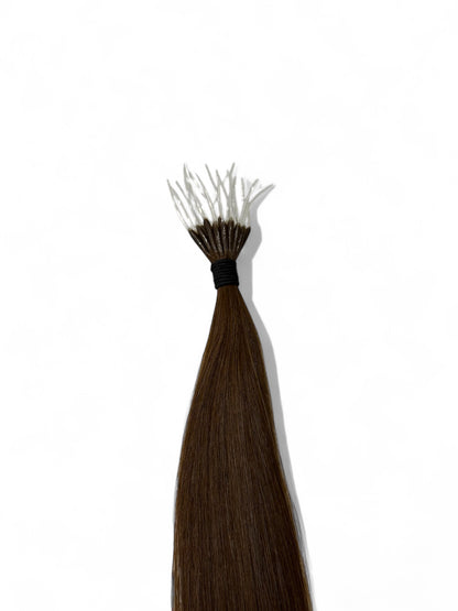 WARM BROWN - 22" NANO HAIR EXTENSIONS