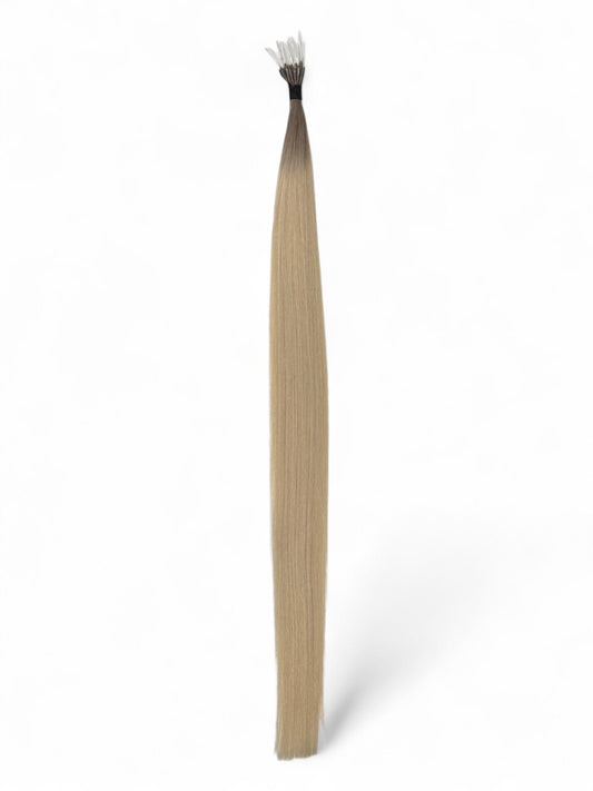 ASH ROOTED BEACH BLONDE - 22" NANO HAIR EXTENSIONS