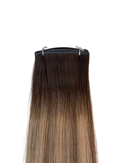ROOTED CARAMEL SWIRL | 26" MINI WEFT
