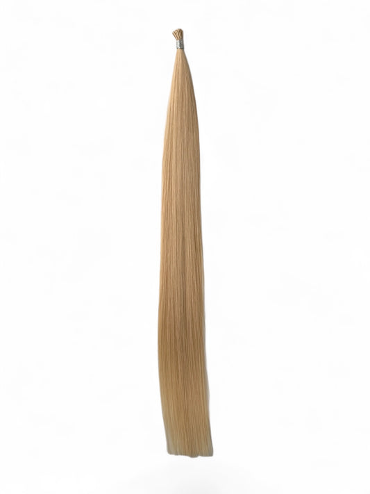 #M18/60 | MICRO FOILED CREAMY BLONDE - STICK TIP - 22" MICRO BEAD HAIR EXTENSIONS