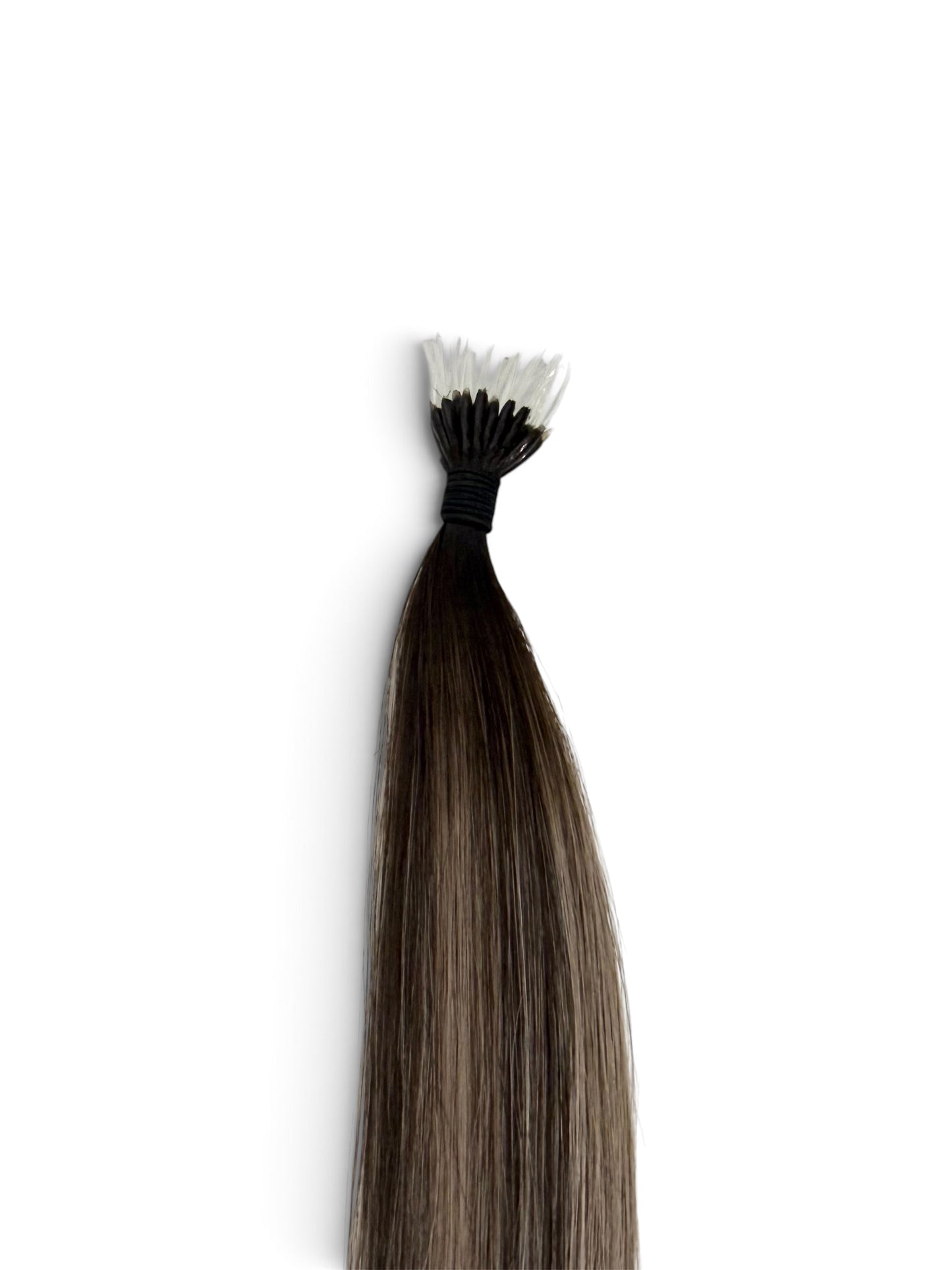 CHARCOAL CHAMPAGNE - 22" NANO HAIR EXTENSIONS