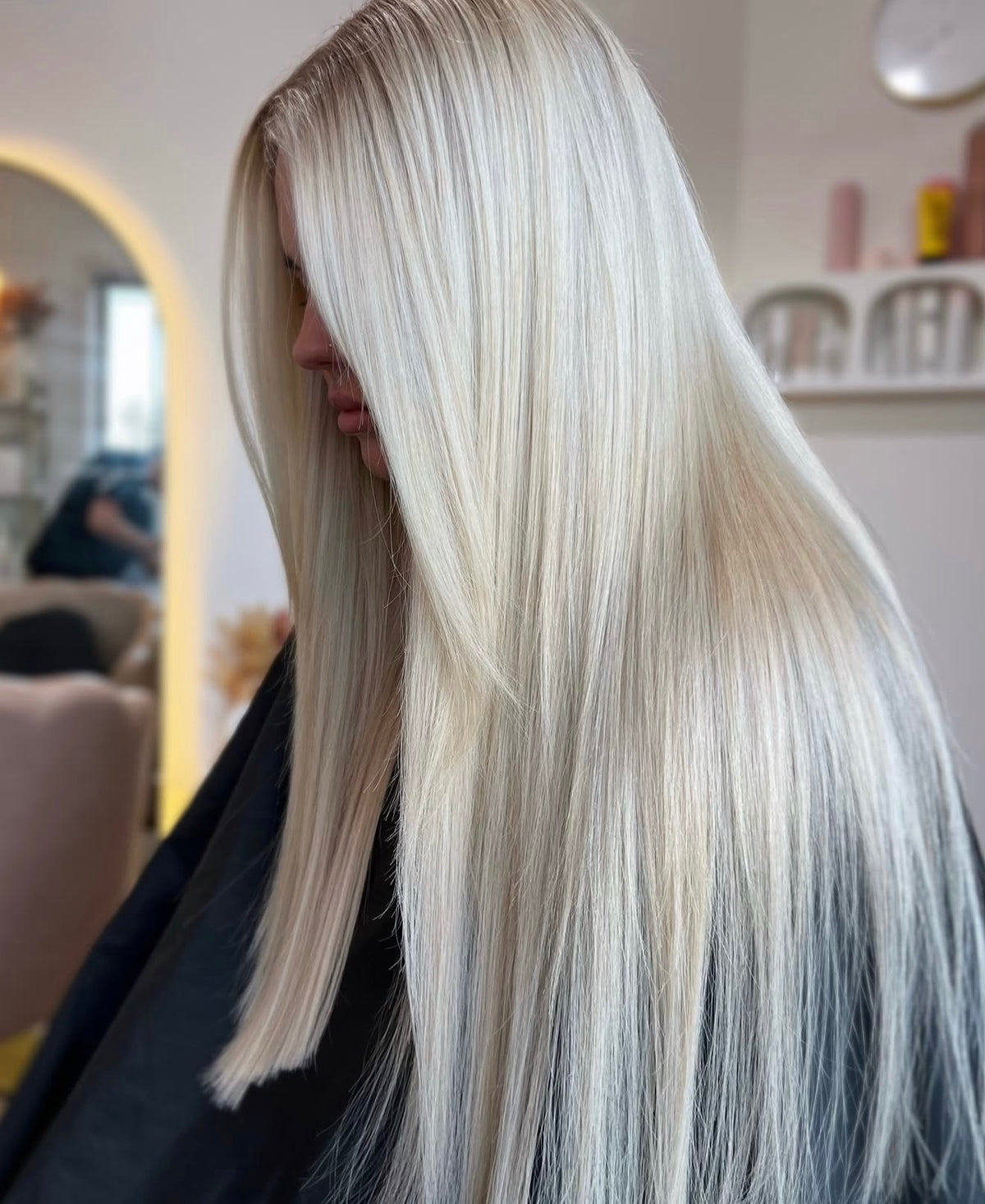 LIGHTEST BLONDE - 22" NANO HAIR EXTENSIONS