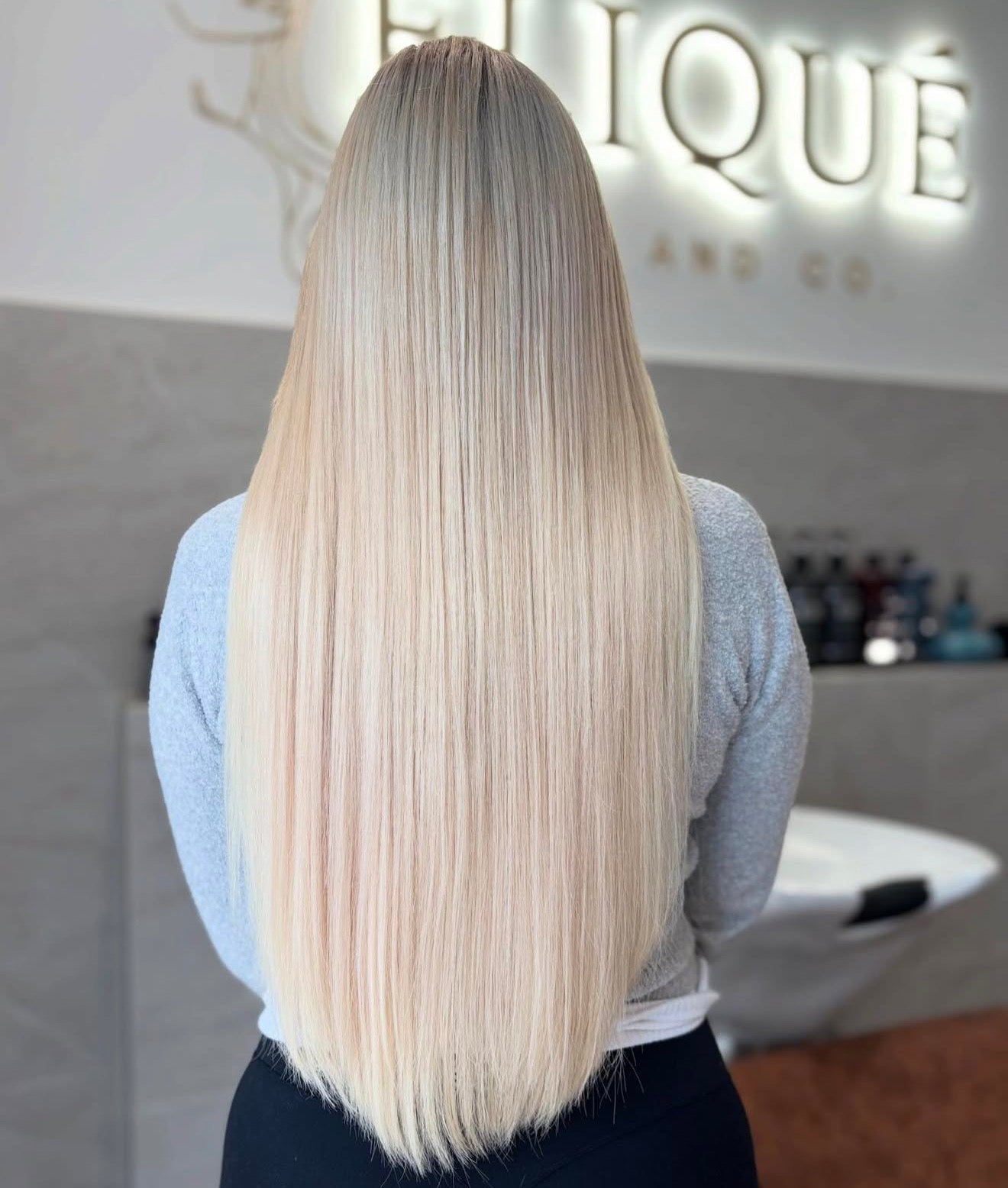 ASH ROOTED BEACH BLONDE | 22" MINI WEFT
