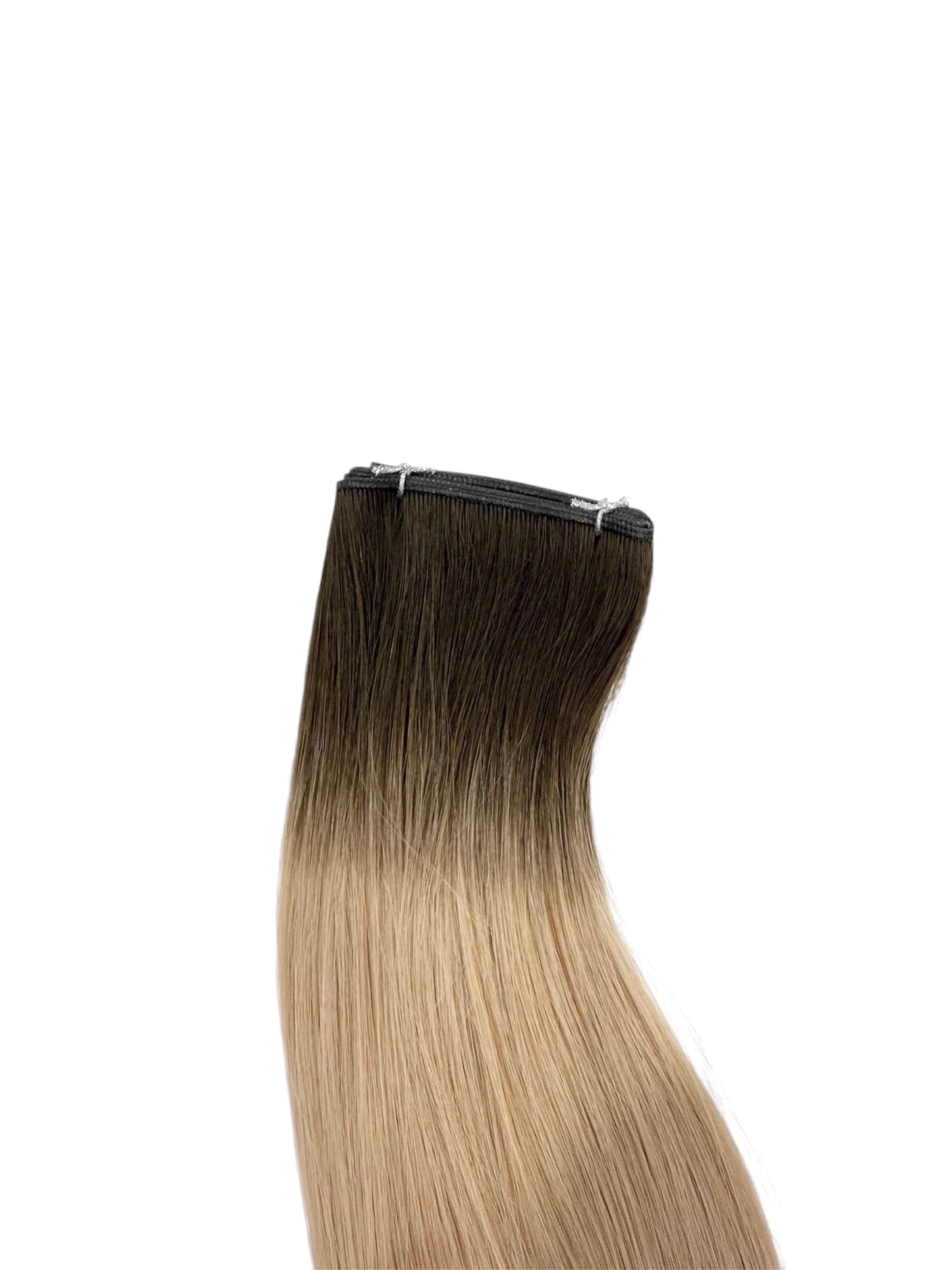 ROOTED CREAMY BLONDE | 22" MINI WEFT