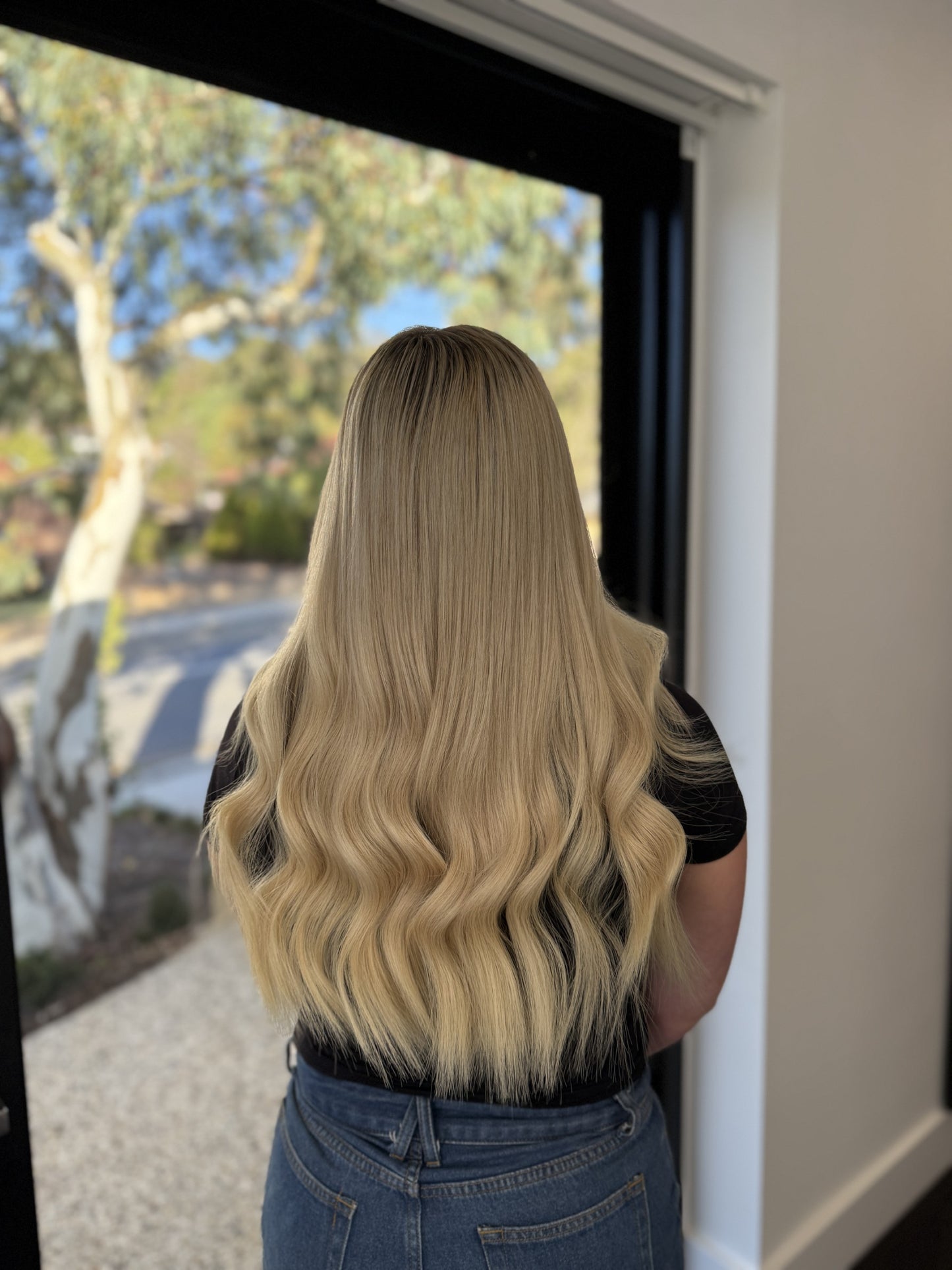 ASH ROOTED BEACH BLONDE | 22" MINI WEFT